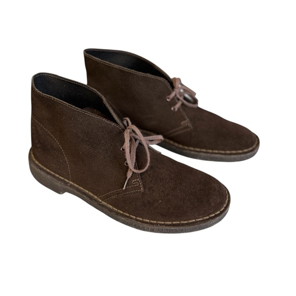 Clarks Men's Desert Boot Evo Dark Brown Suede Size 8.5 #1721 - Picture 3 of 7